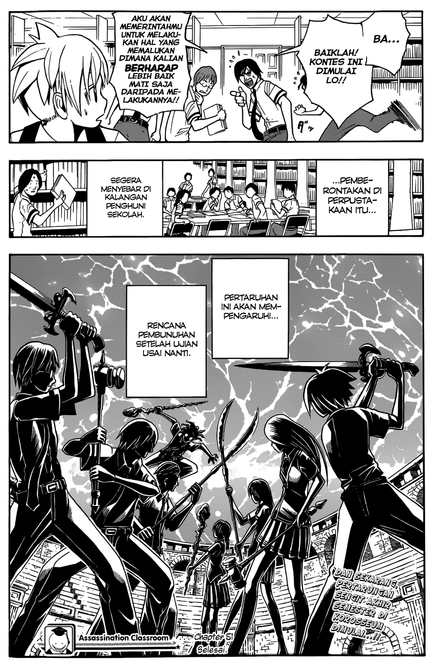 Assassination Classroom Bab 51 halaman 20