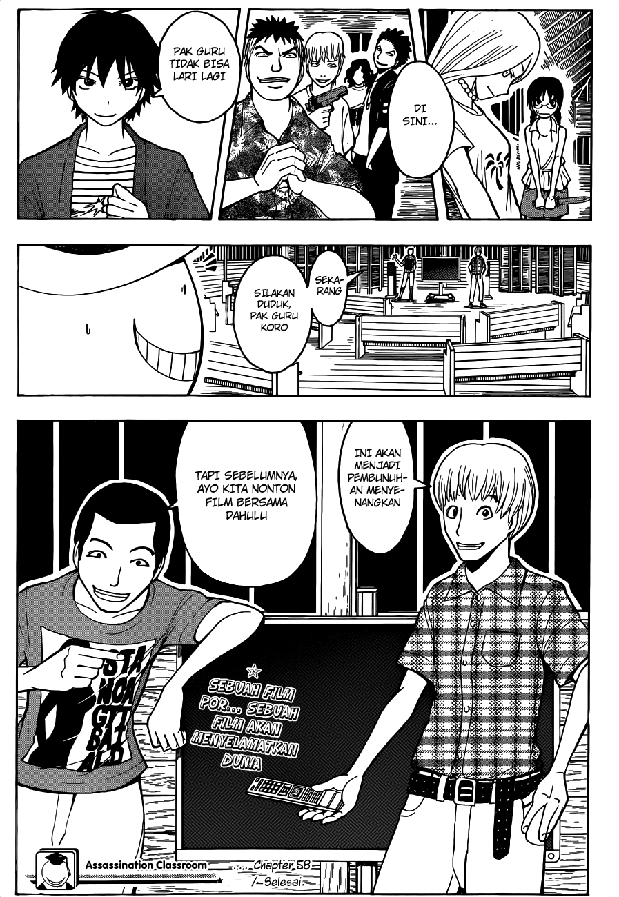 Assassination Classroom chapter 58 halaman 20