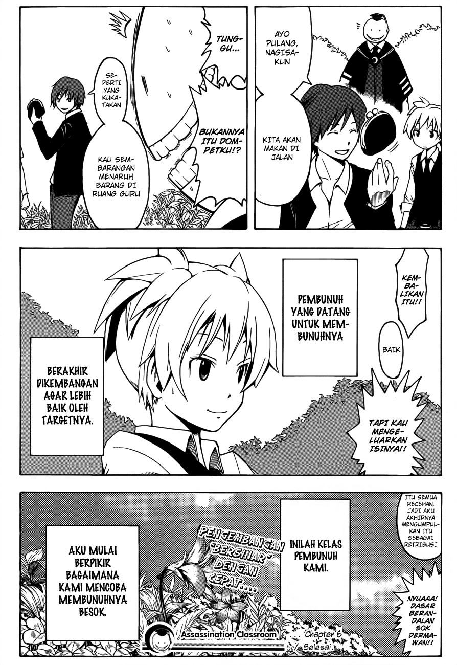 Assassination Classroom chapter 6 halaman 20