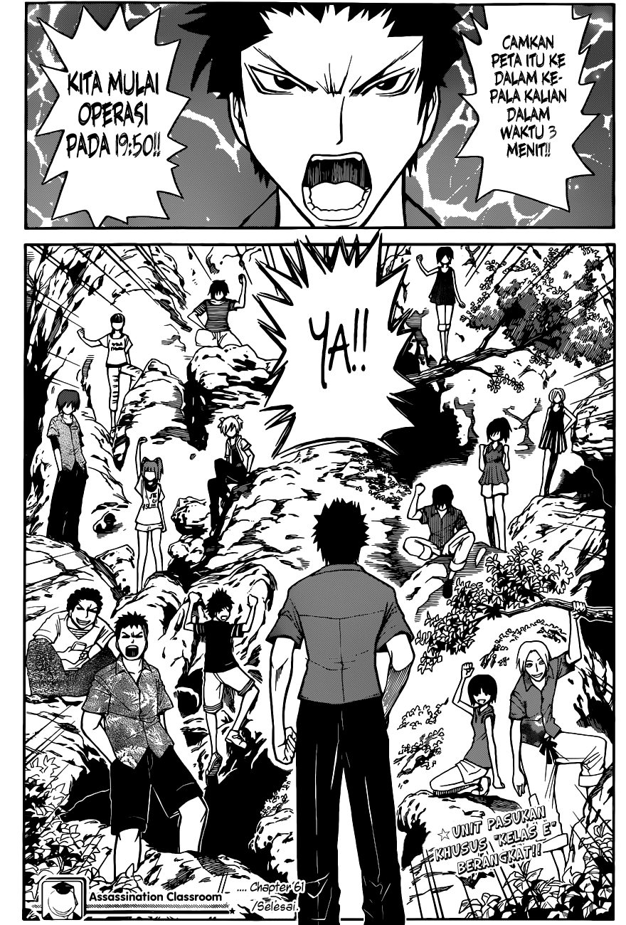Assassination Classroom Bab 61 halaman 20