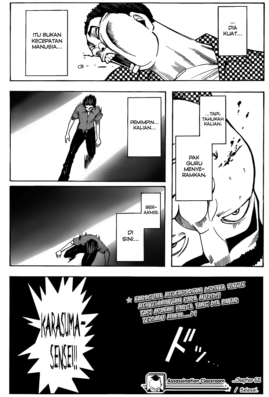 Assassination Classroom Bab 63 halaman 20