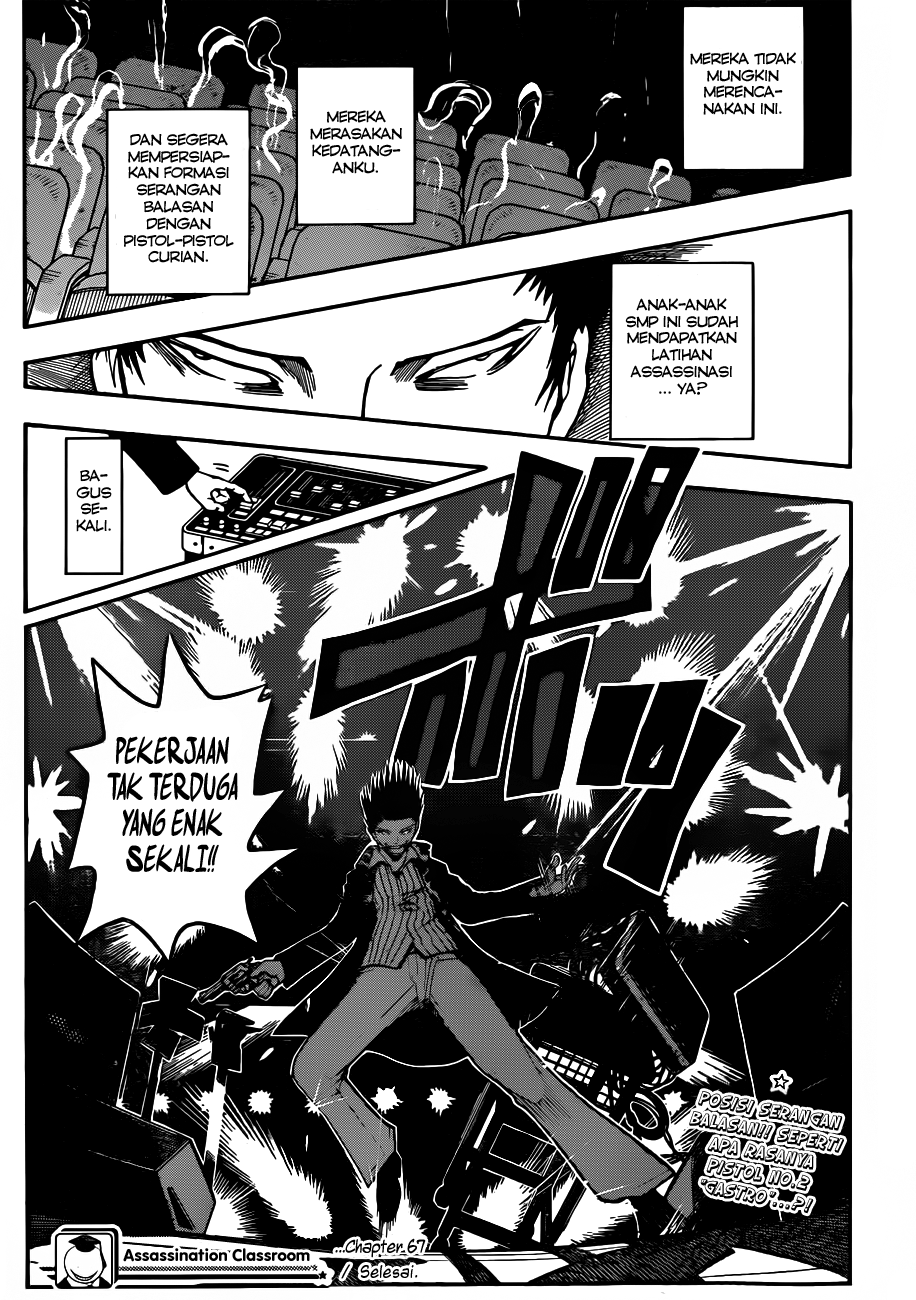 Assassination Classroom chapter 67 halaman 20