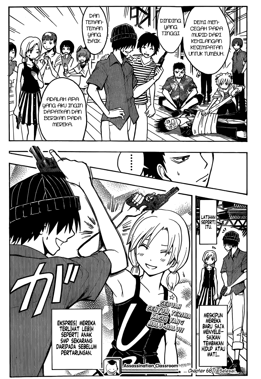 Assassination Classroom Bab 68 halaman 19