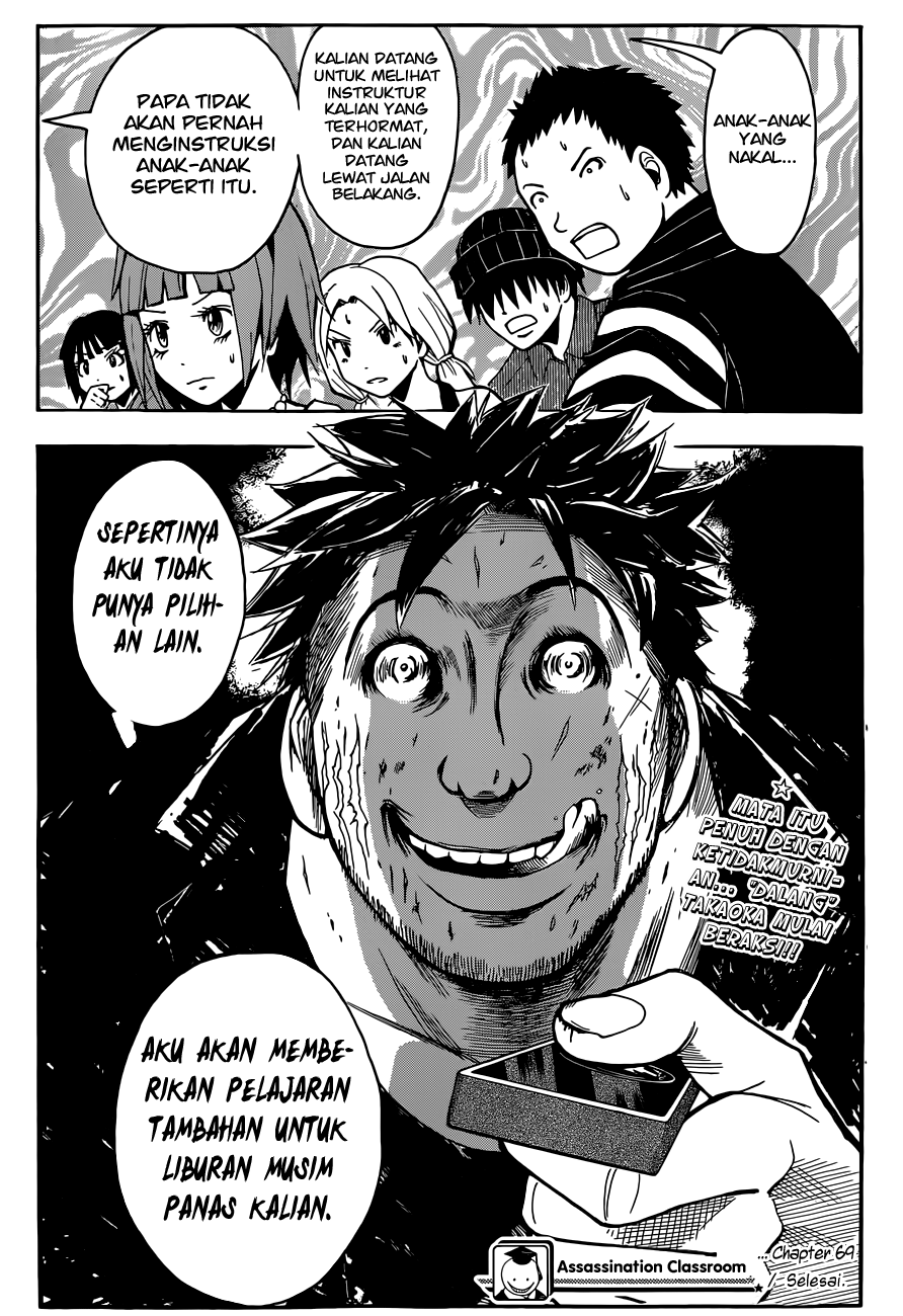 Assassination Classroom chapter 69 halaman 20
