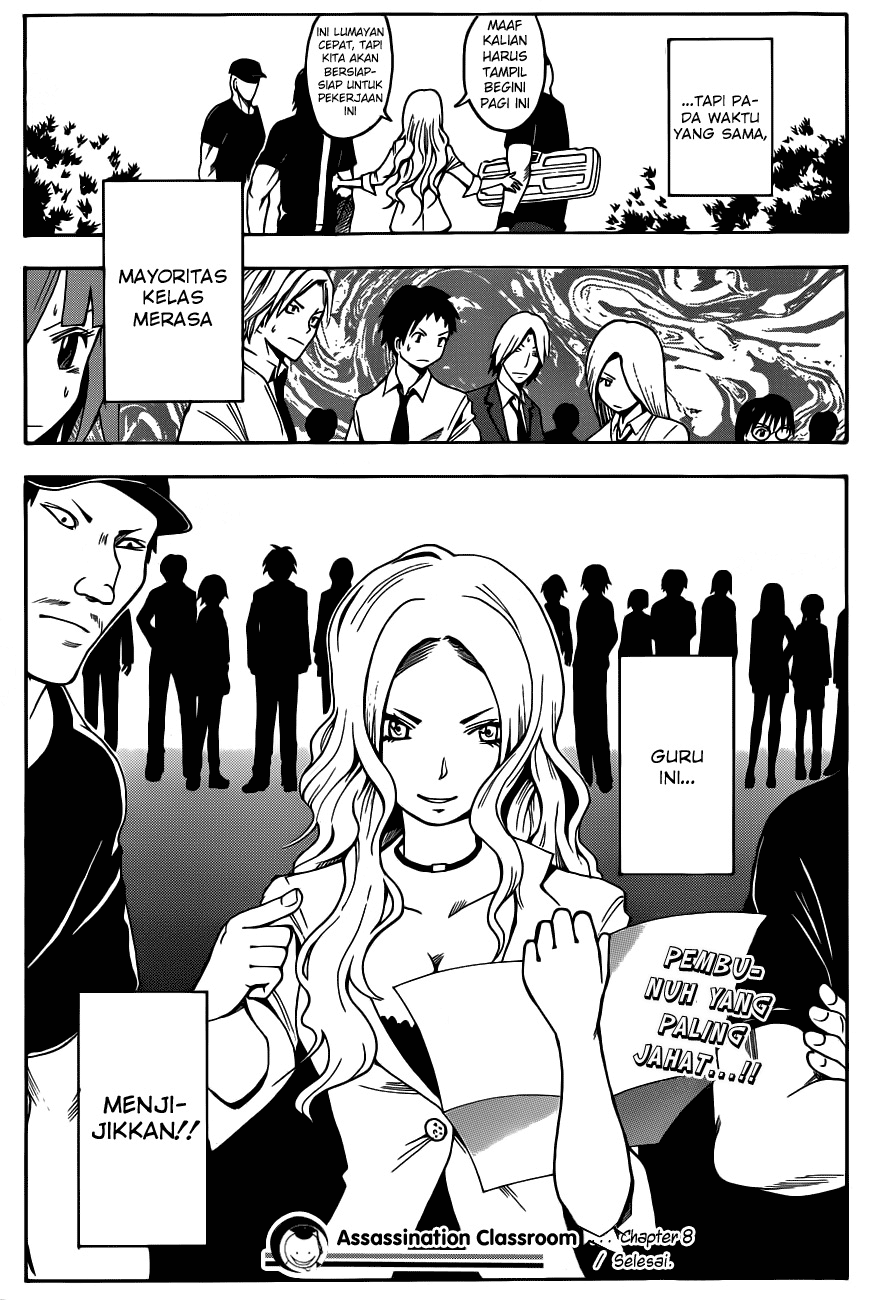 Assassination Classroom Bab 8 halaman 20