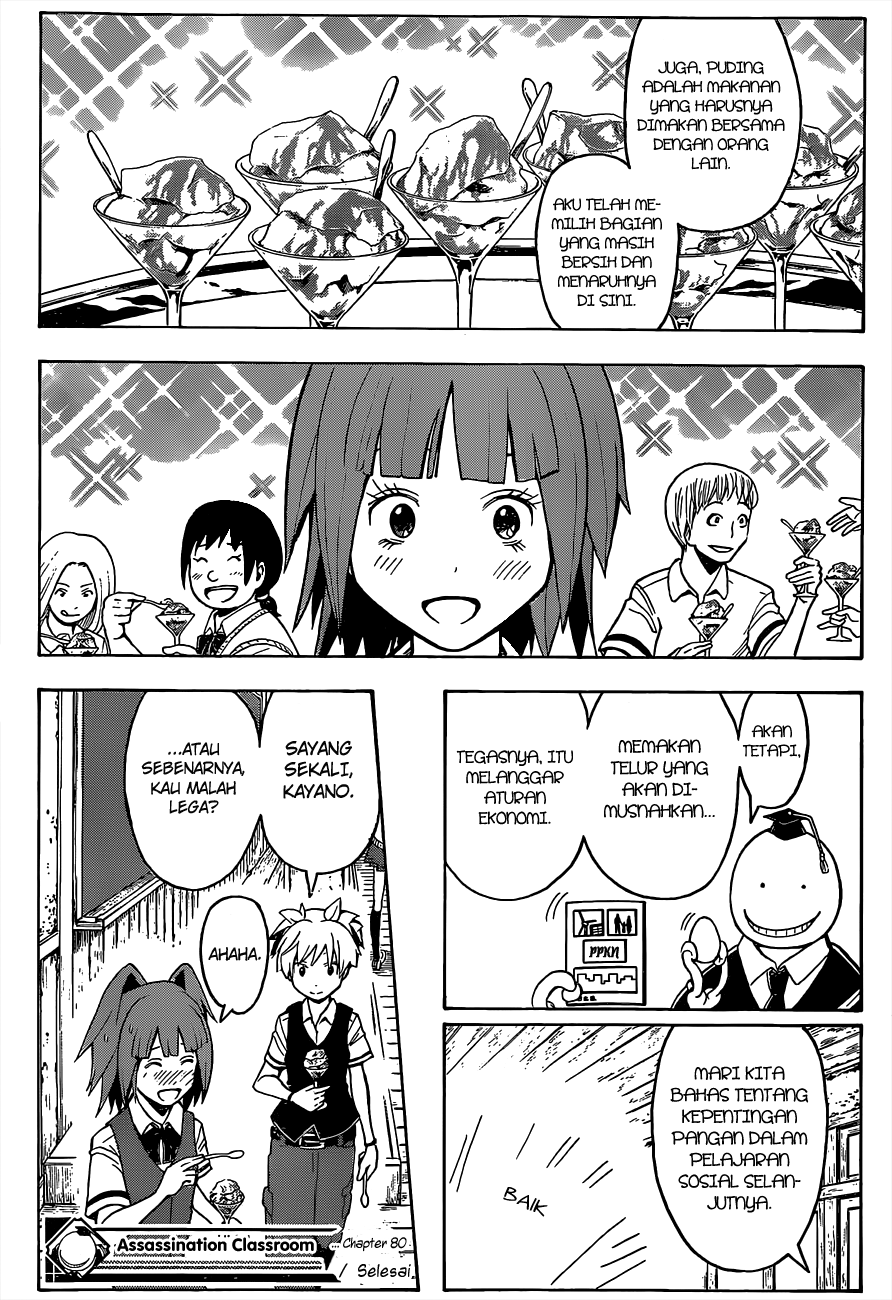 Assassination Classroom Bab 80 halaman 19