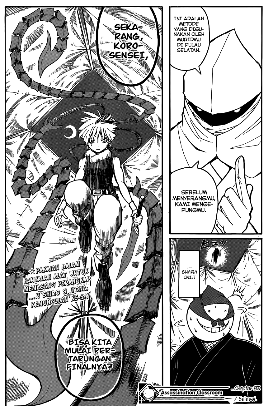 Assassination Classroom Bab 83 halaman 20