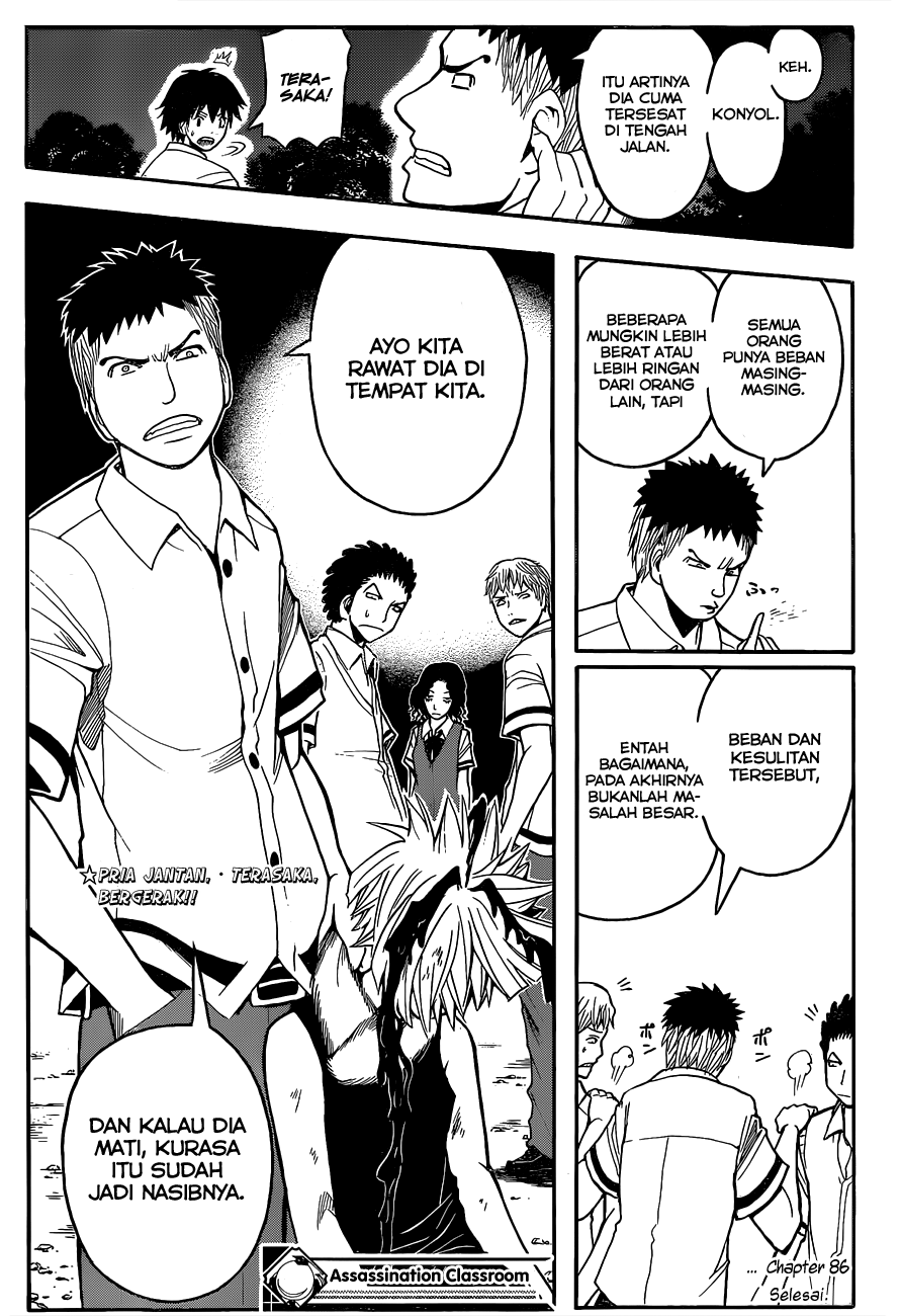 Assassination Classroom Bab 86 halaman 20