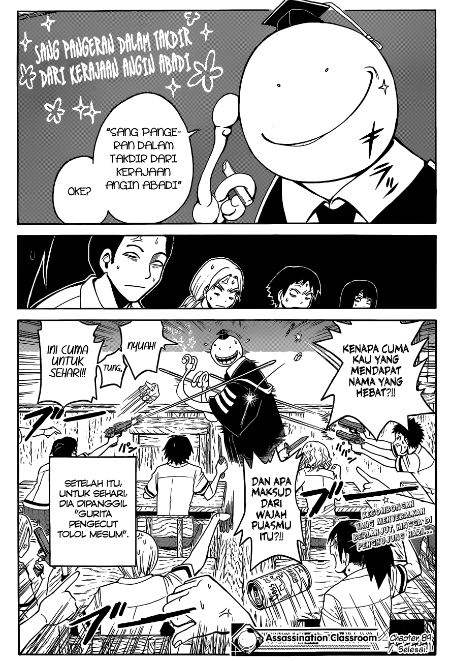 Assassination Classroom Bab 89 halaman 20