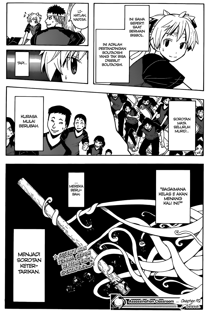 Assassination Classroom chapter 92 halaman 20