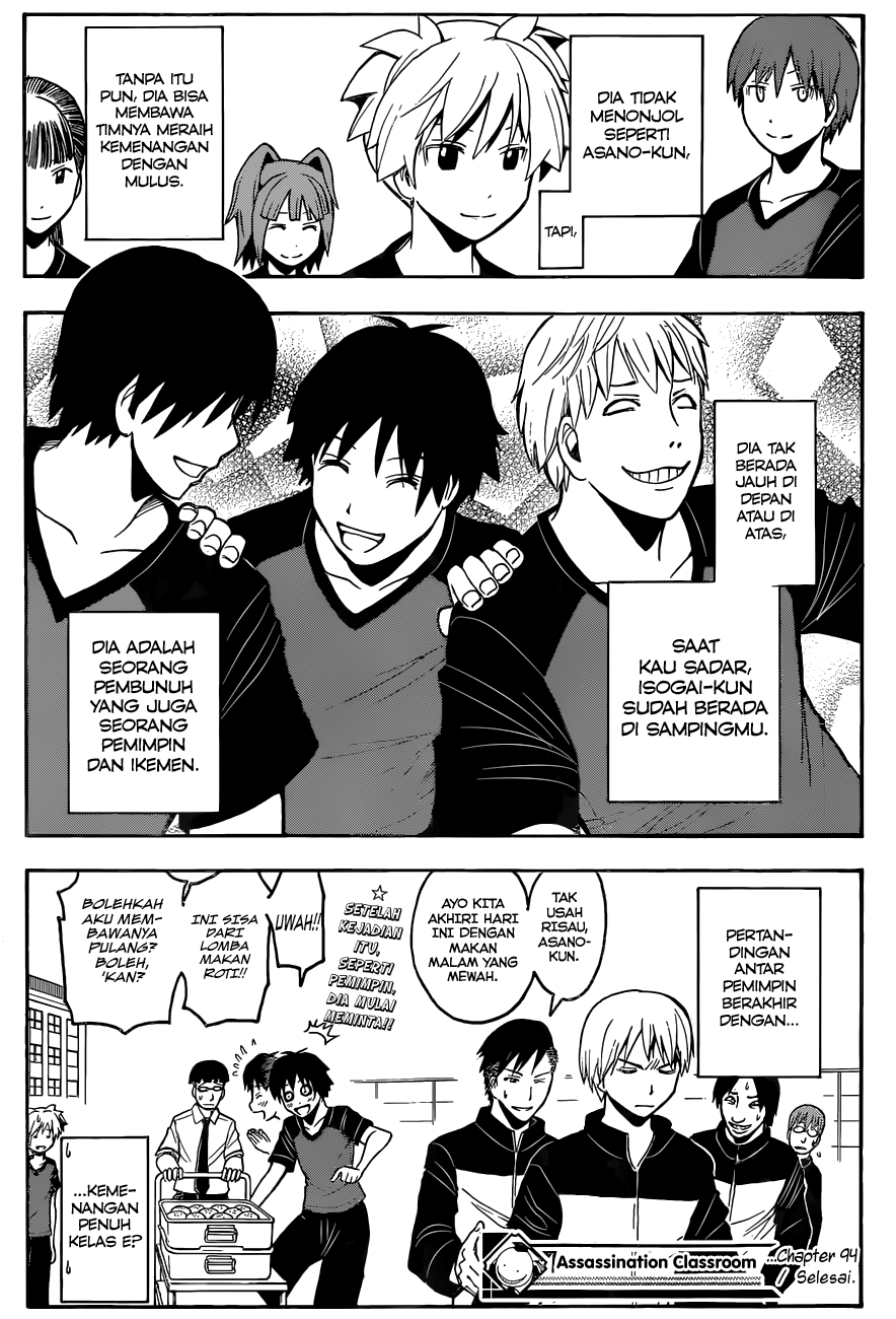 Assassination Classroom Bab 94 halaman 19