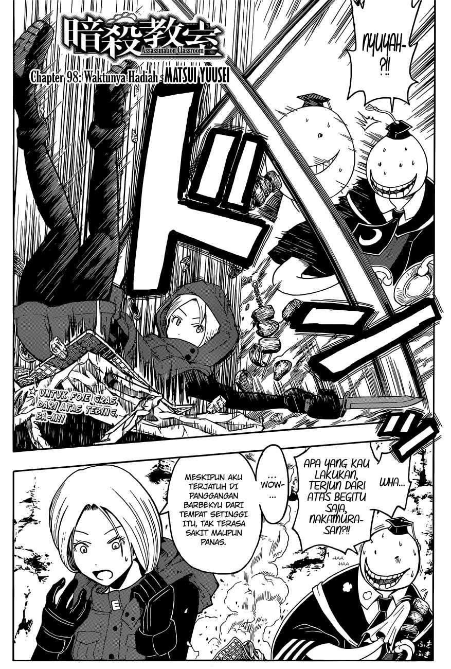 Assassination Classroom chapter 98 halaman 3
