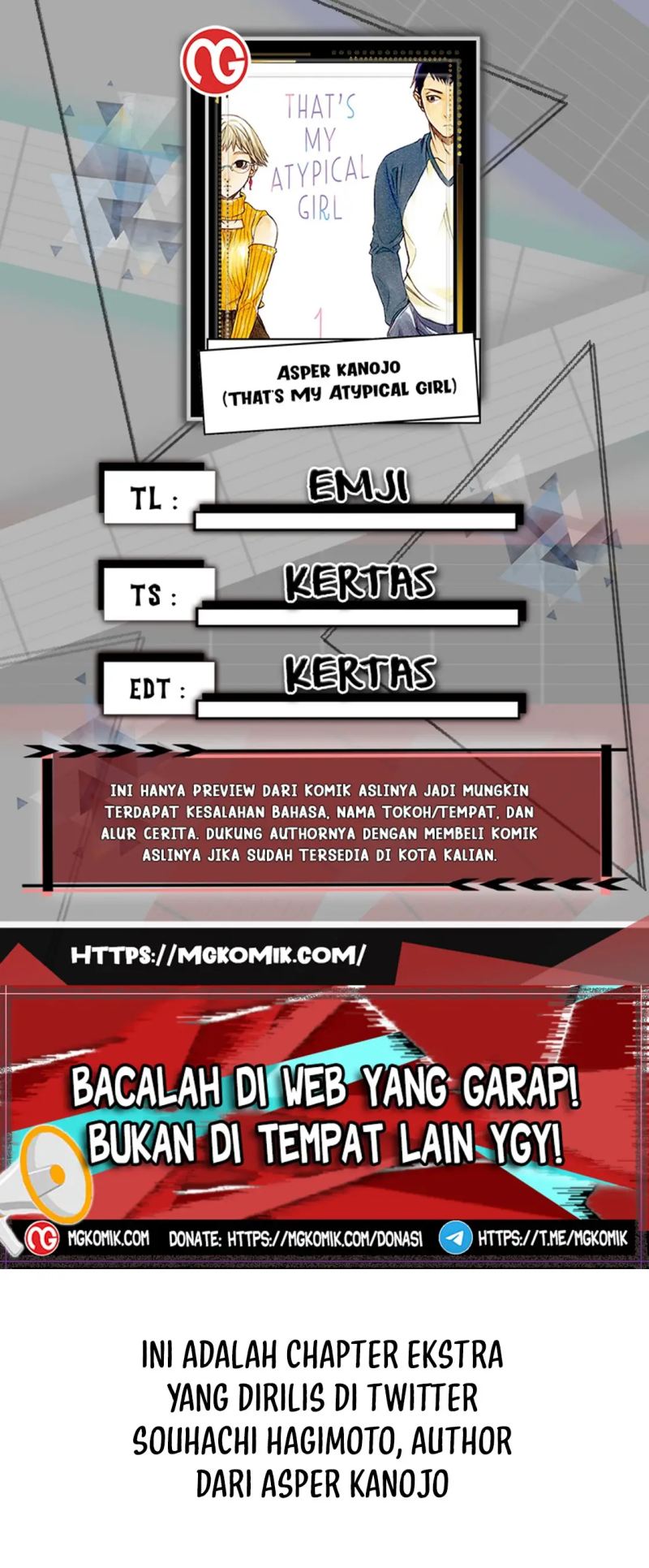 Asuperu Kanojo chapter 22.5 halaman 1