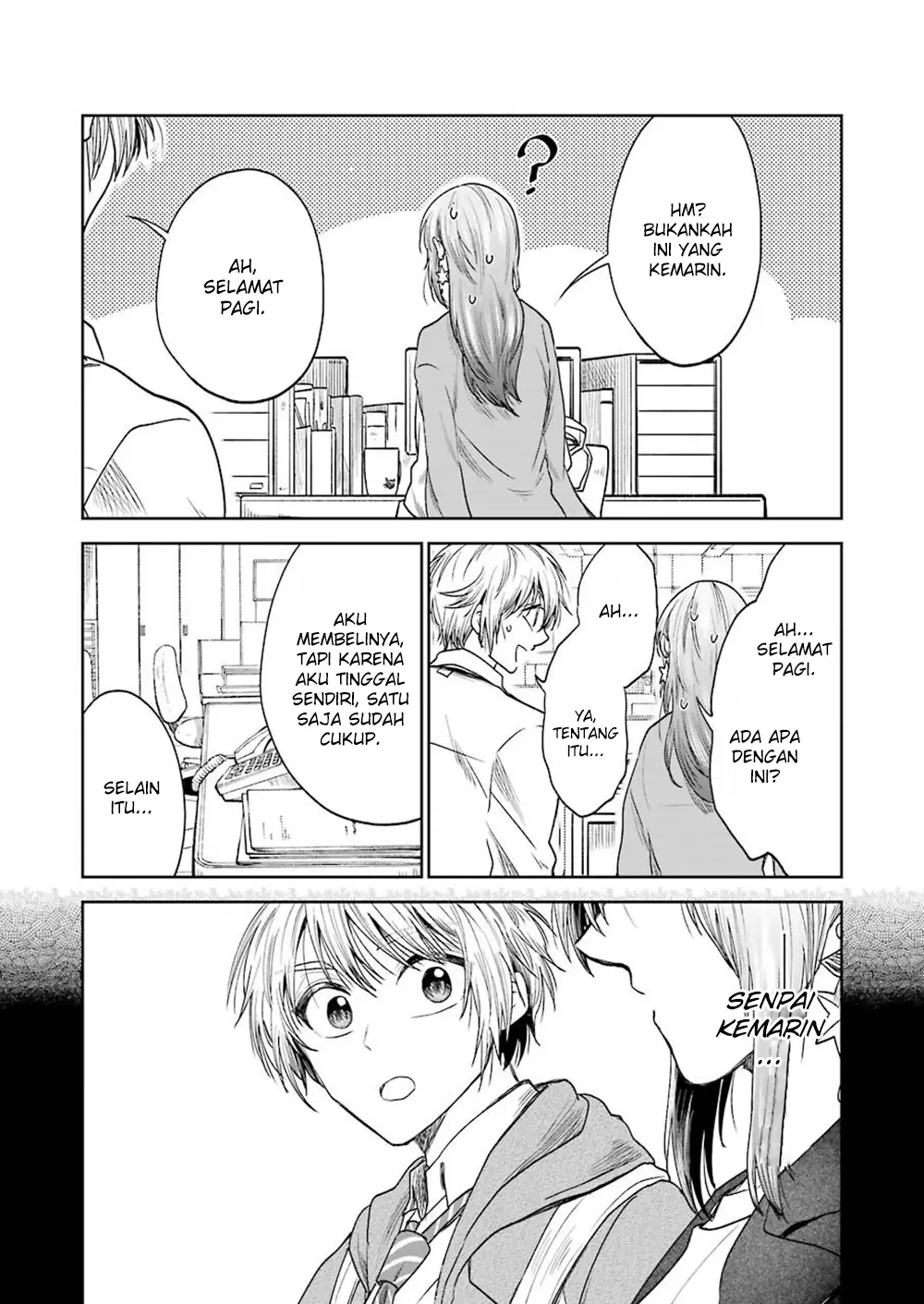 Awkward Senpai Serialization Bab 04 halaman 10
