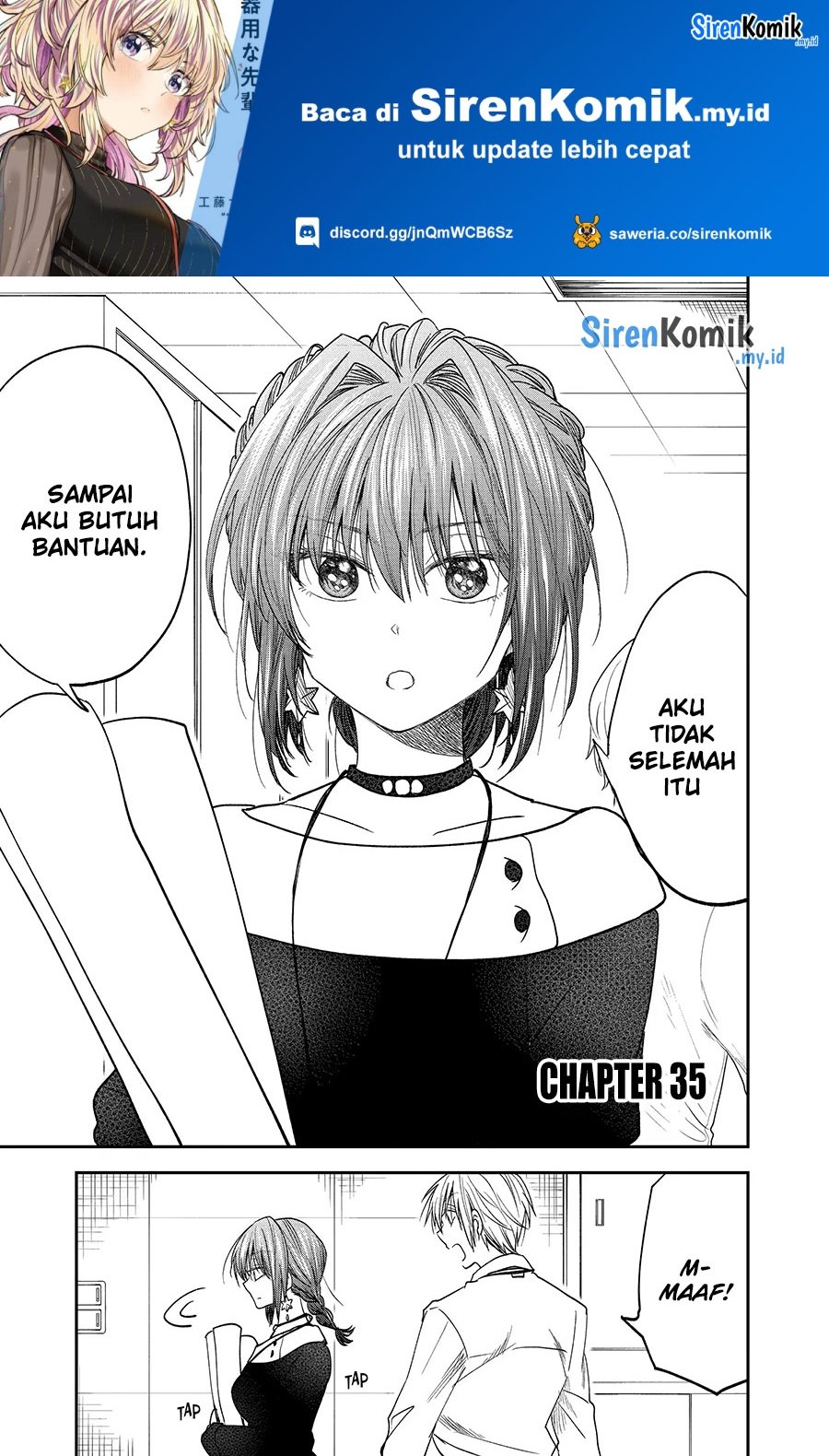 Awkward Senpai Serialization chapter 35 halaman 2