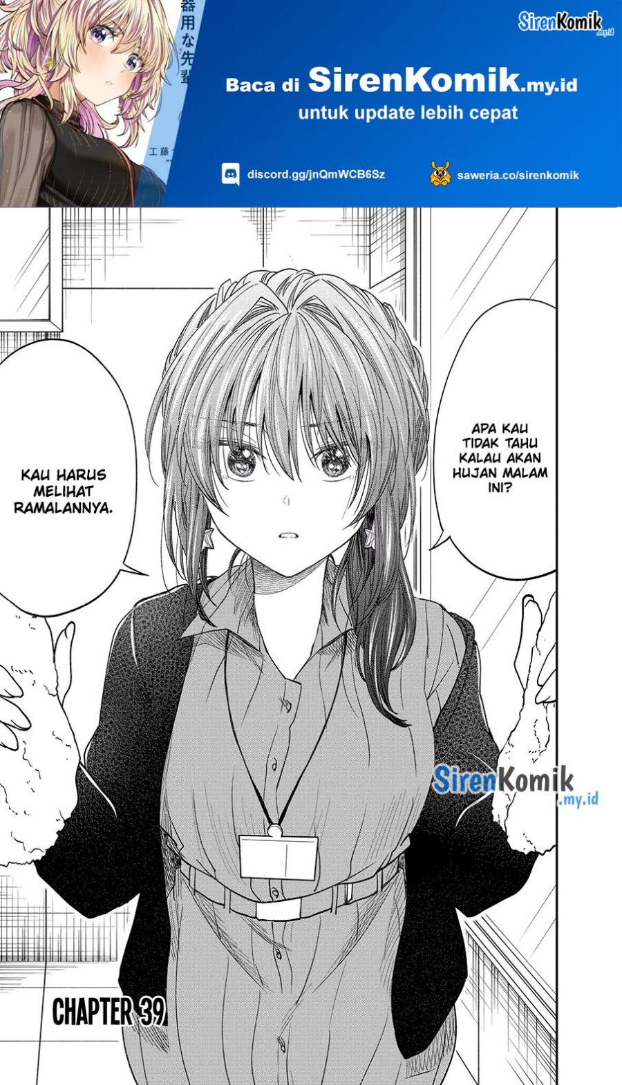 Awkward Senpai Serialization Bab 39 halaman 2