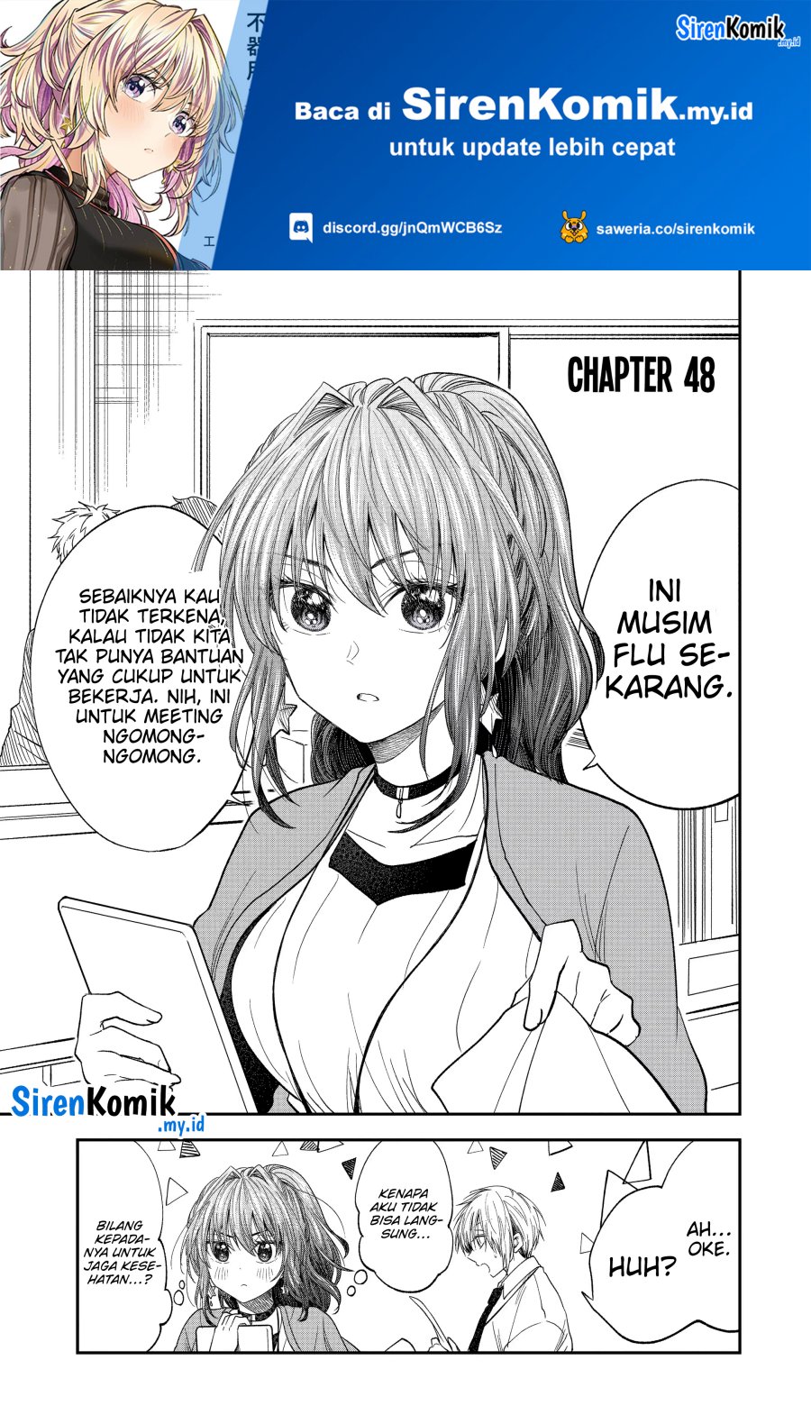 Awkward Senpai Serialization chapter 48 halaman 2