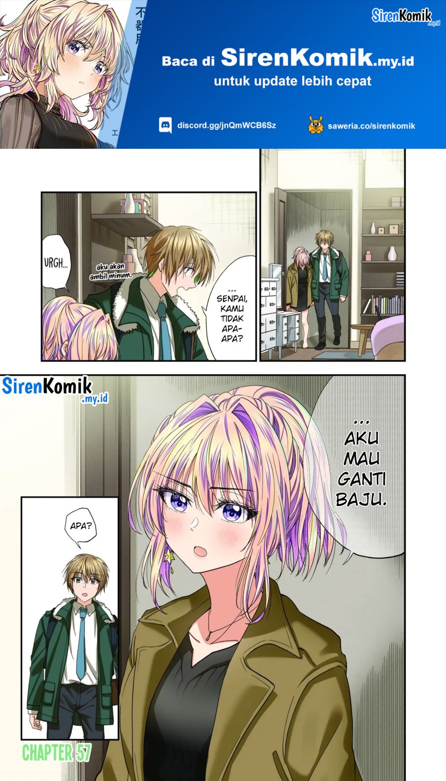 Awkward Senpai Serialization chapter 57 halaman 2