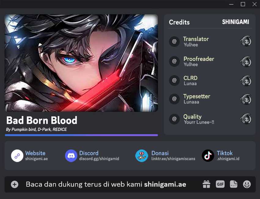 Bad Born Blood Bab 13 halaman 1