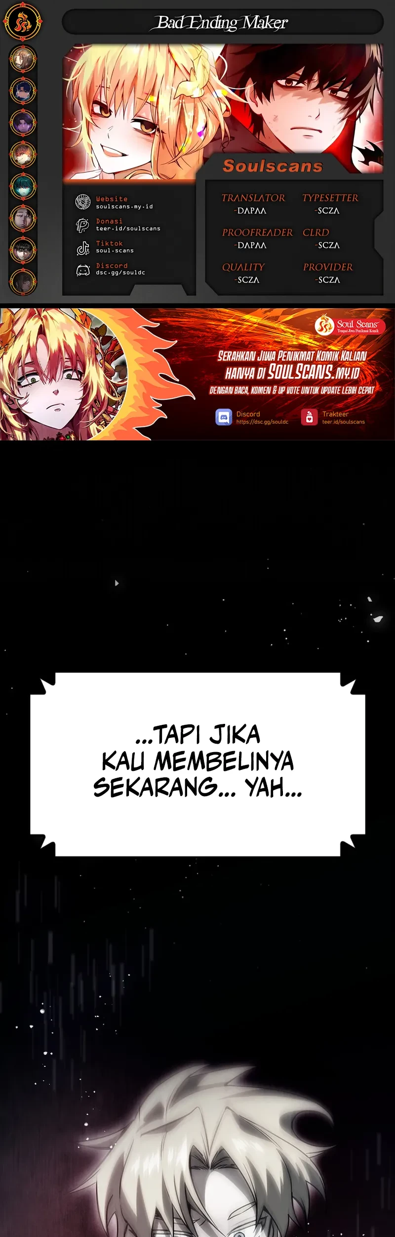 Bad Ending Maker Bab 57 halaman 1