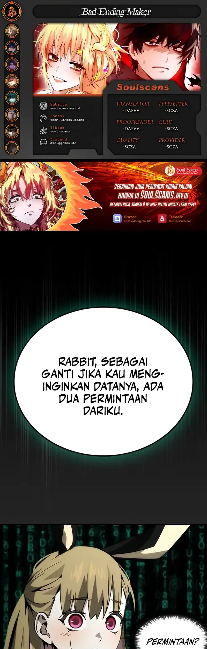 Bad Ending Maker Bab 77 halaman 1
