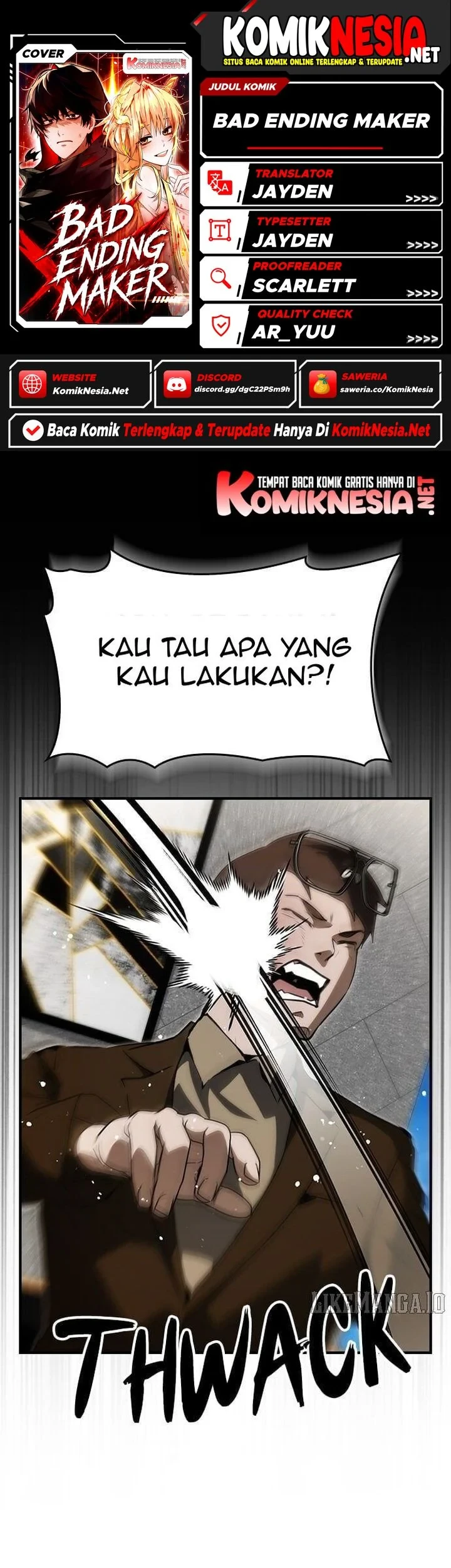 Bad Ending Maker Bab 88 halaman 1