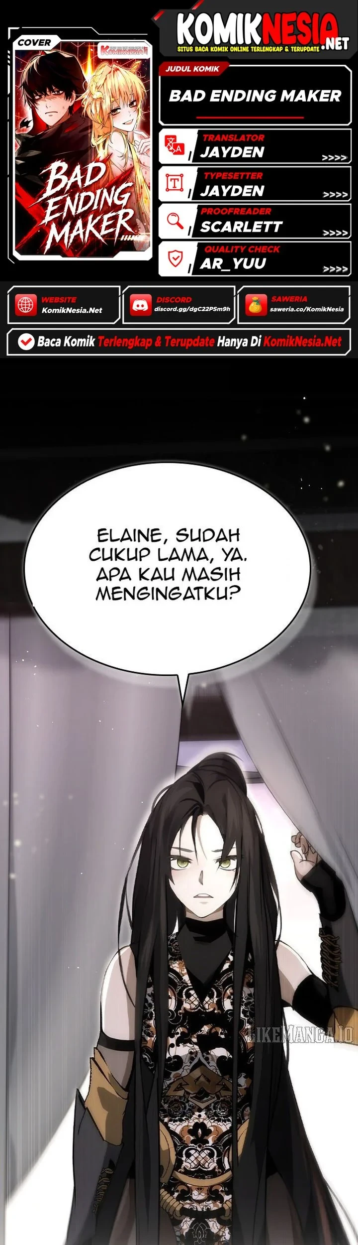 Bad Ending Maker Bab 89 halaman 1