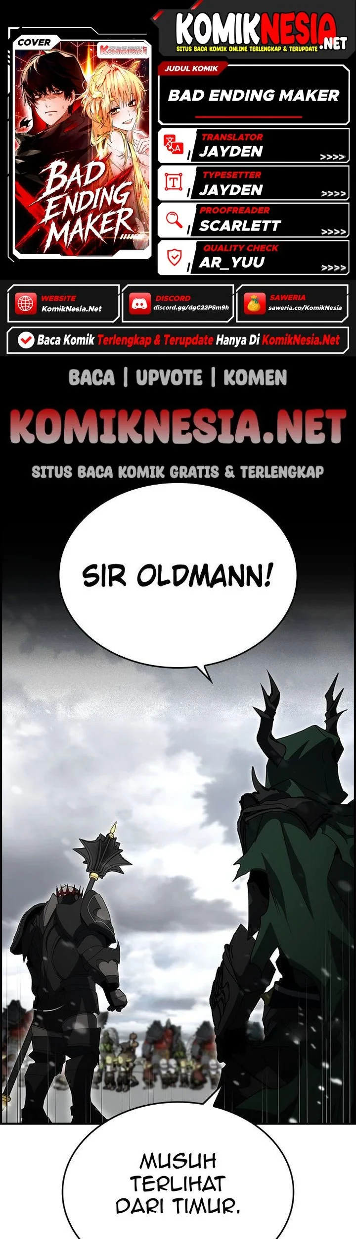 Bad Ending Maker Bab 91 halaman 1