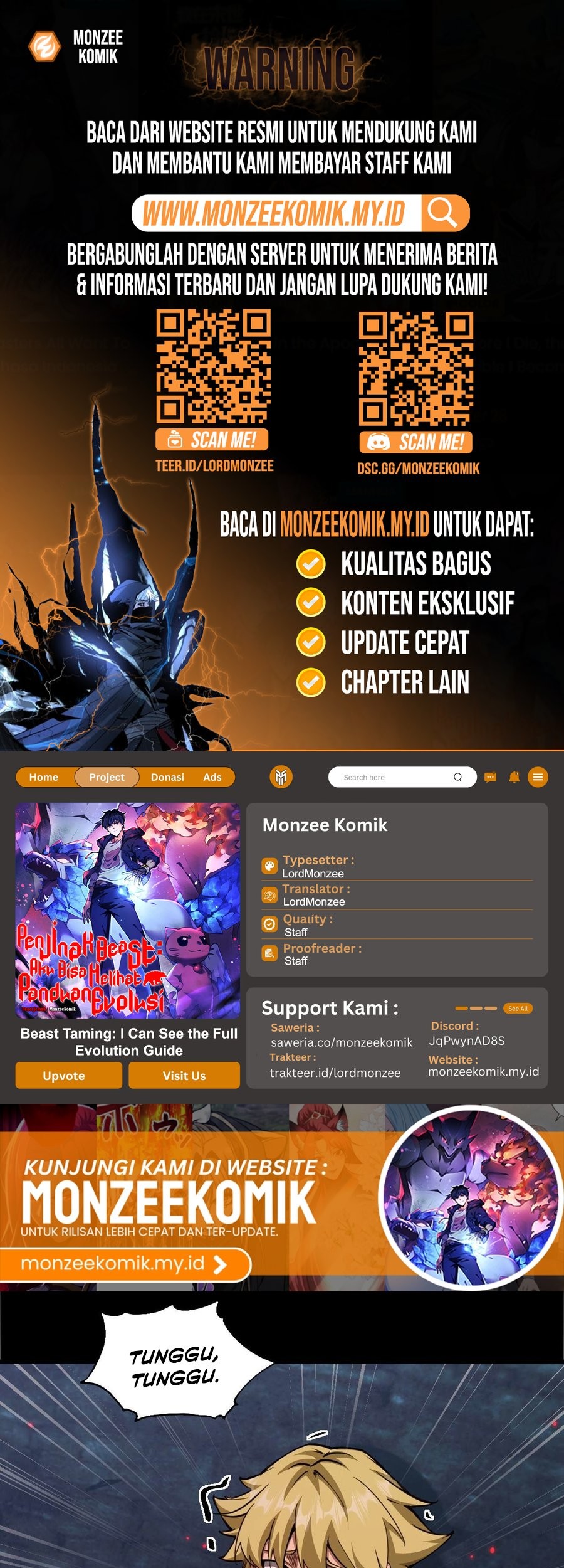 Beast Taming: I Can See the Full Evolution Guide chapter 7 halaman 1