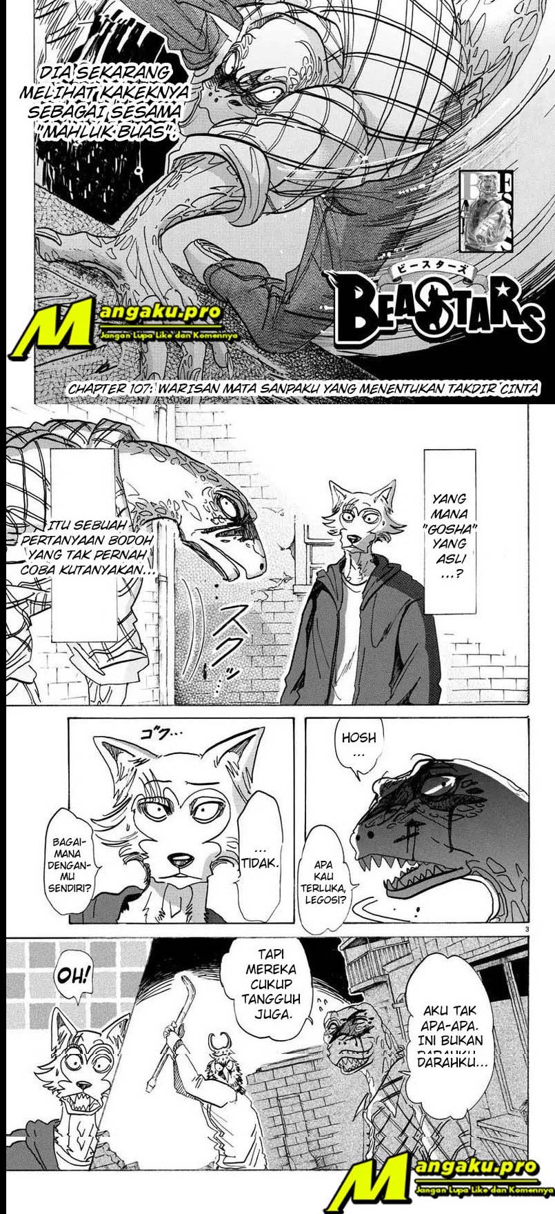 Beastars Bab 107 halaman 2