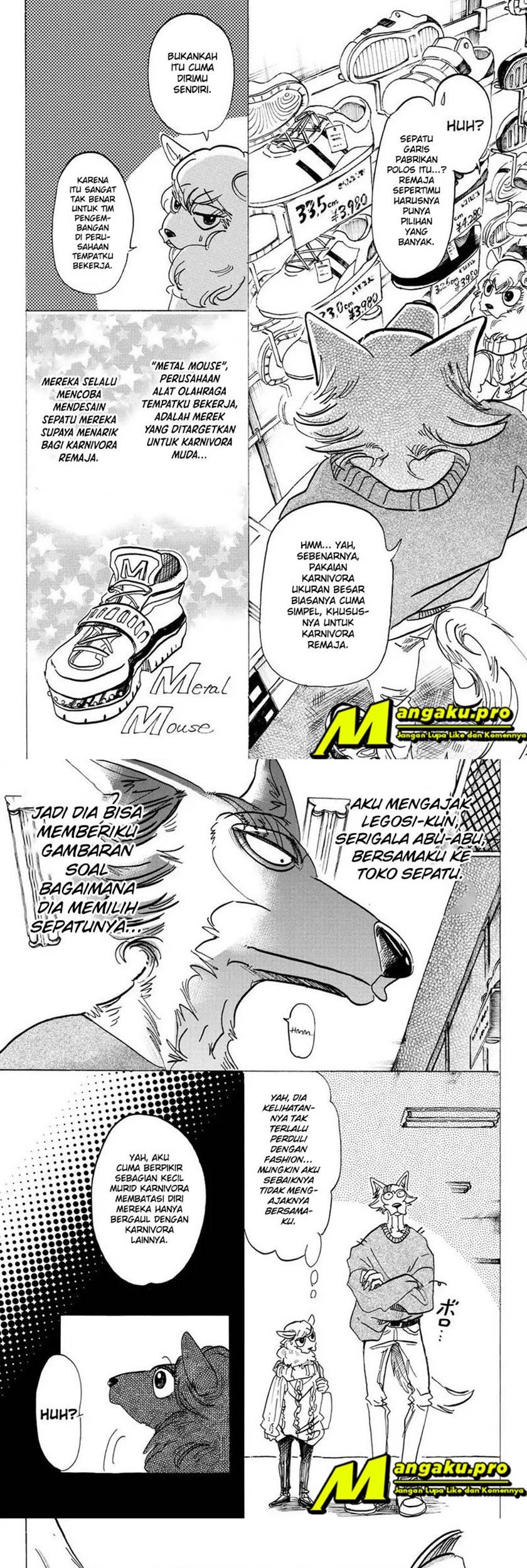 Beastars Bab 110 halaman 3