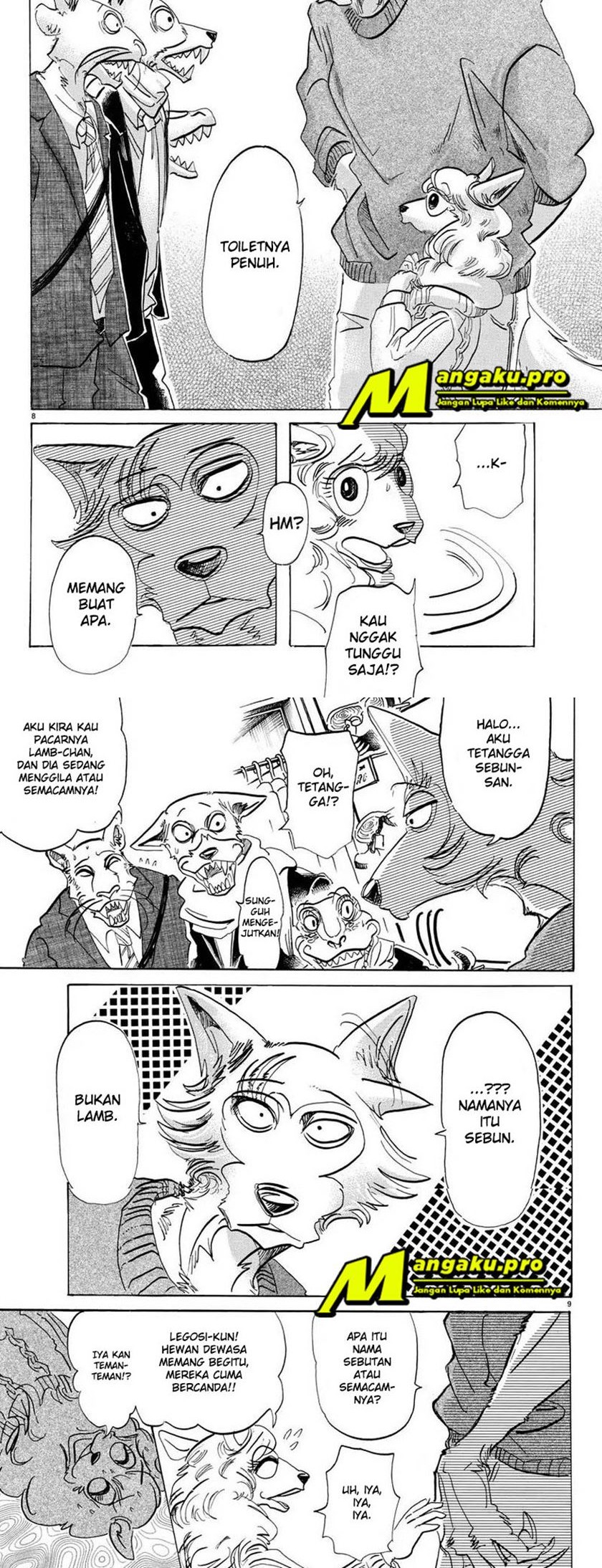 Beastars Bab 110 halaman 6