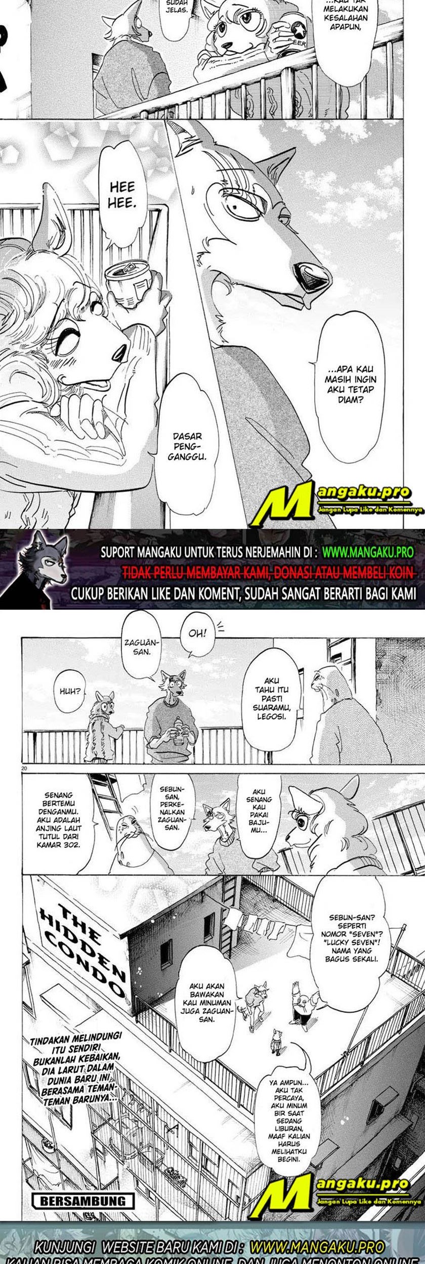 Beastars Bab 110 halaman 12