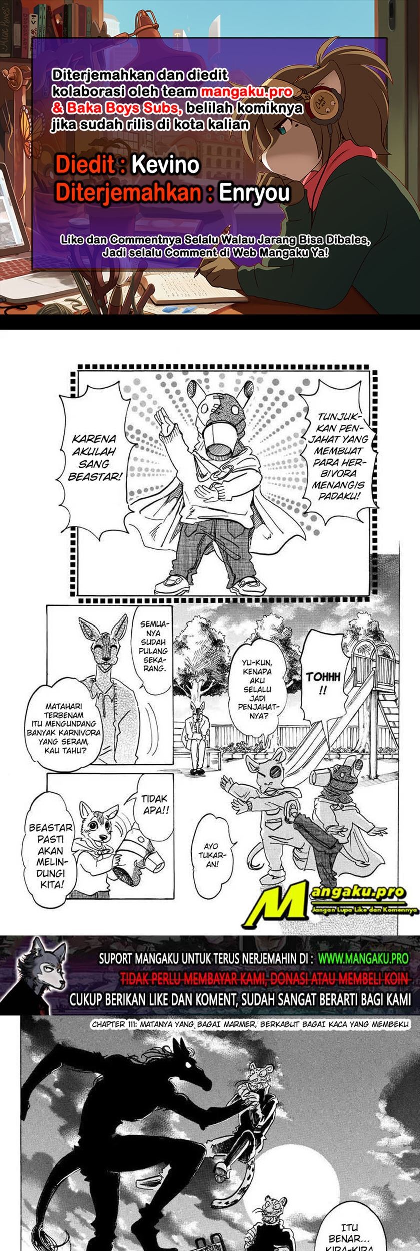 Beastars Bab 111 halaman 1