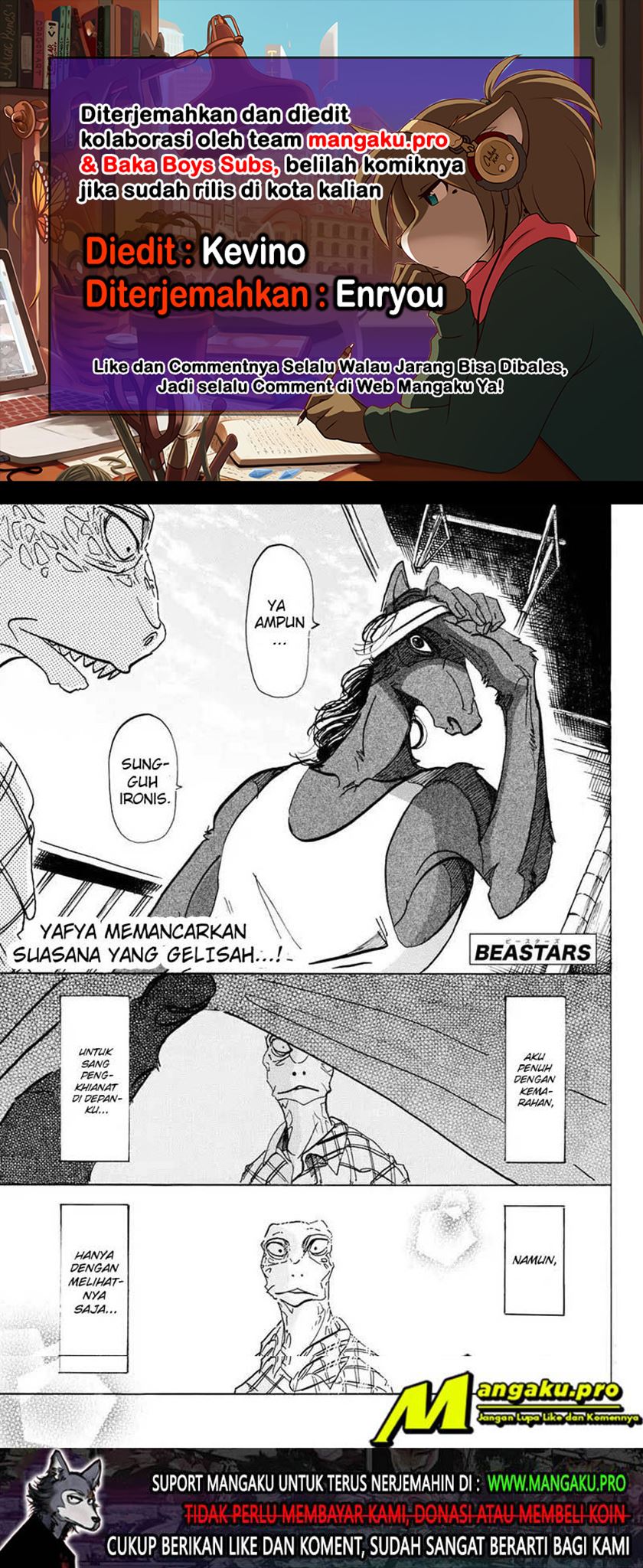 Beastars Bab 112 halaman 1