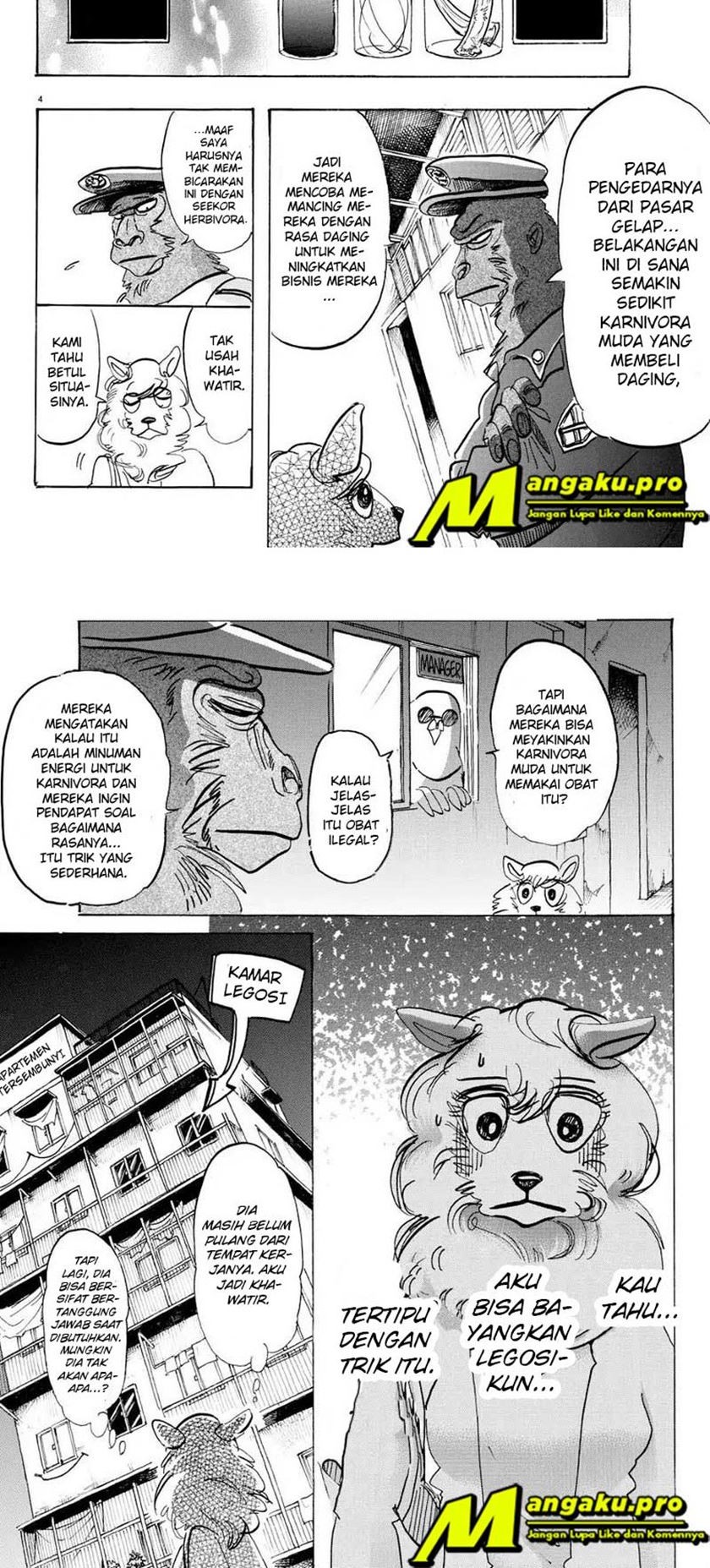 Beastars Bab 113 halaman 3