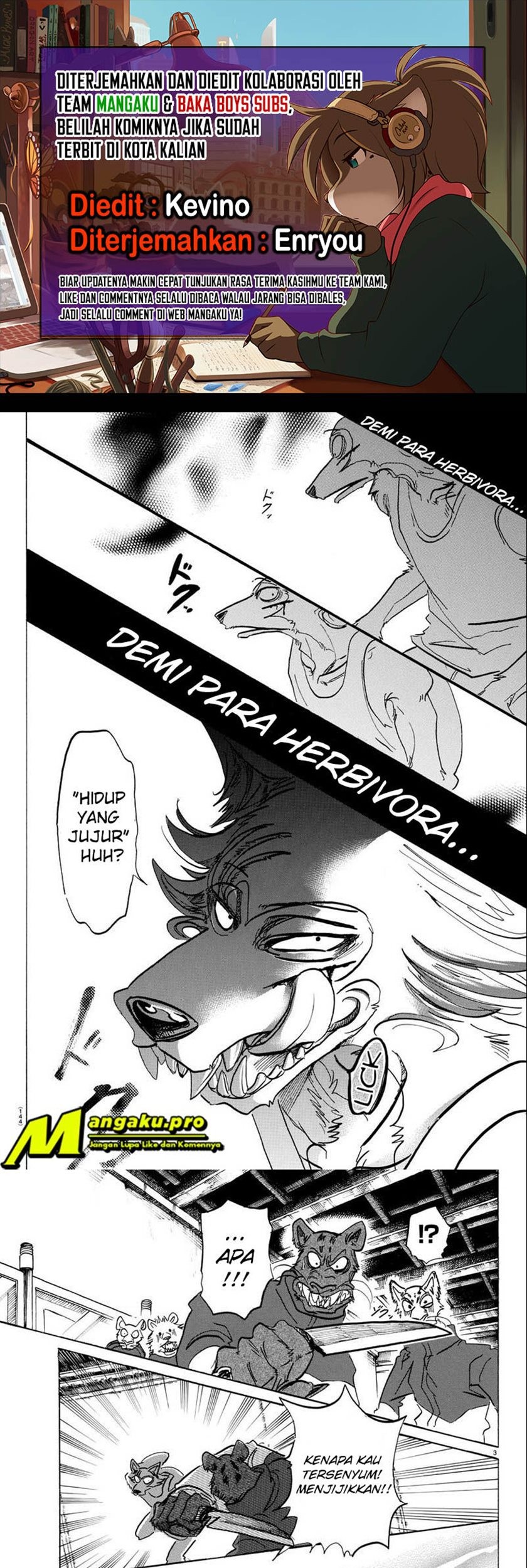 Beastars Bab 114 halaman 1