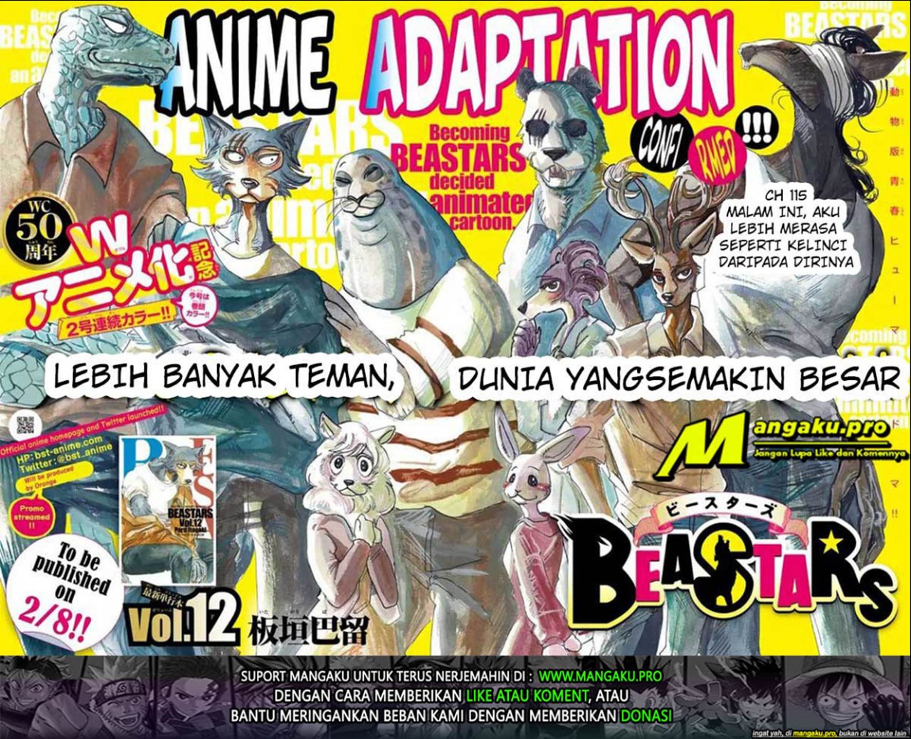 Beastars Bab 115 halaman 2