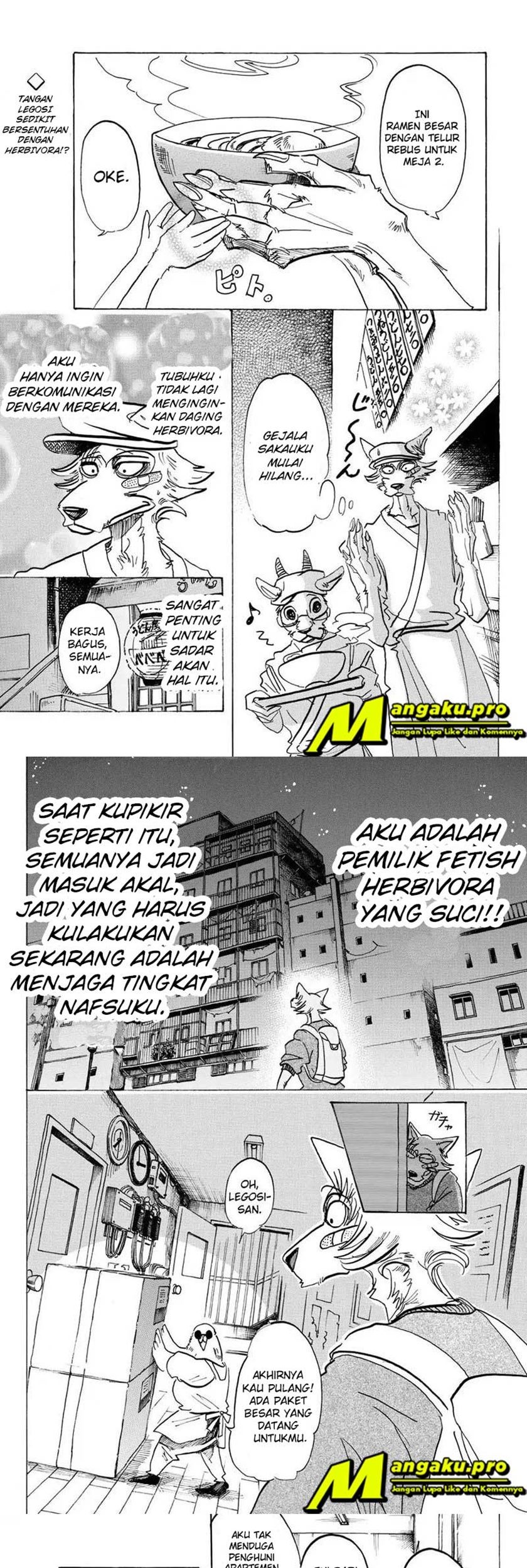 Beastars Bab 115 halaman 3