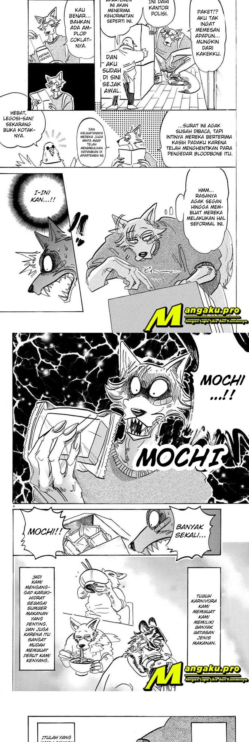 Beastars Bab 115 halaman 4