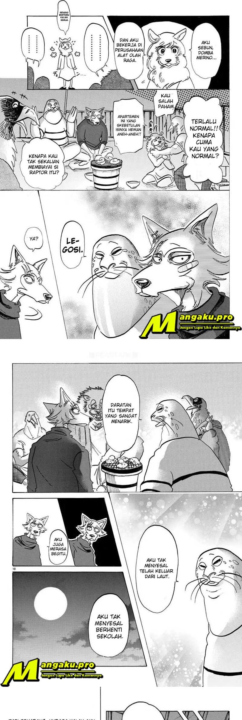 Beastars Bab 115 halaman 12