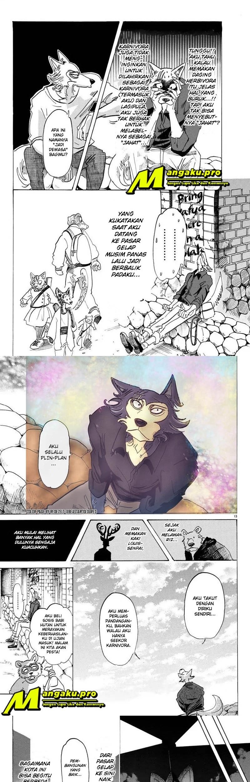 Beastars Bab 116 halaman 9