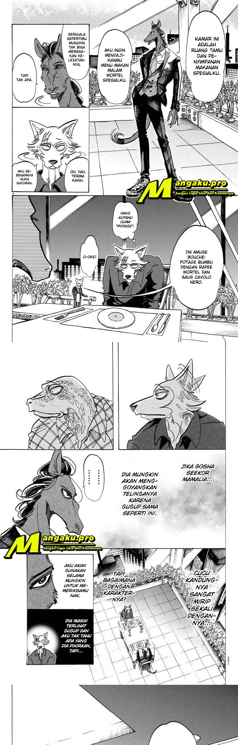 Beastars Bab 117 halaman 3
