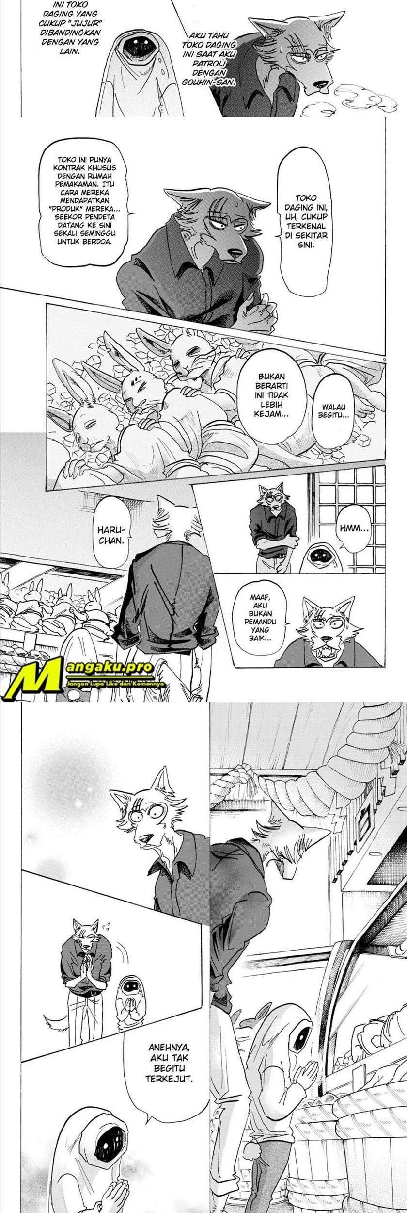 Beastars Bab 122 halaman 9