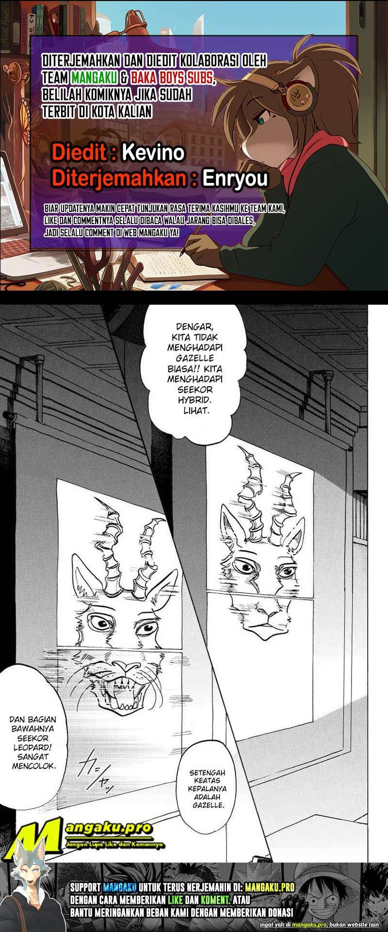 Beastars Bab 126 halaman 1