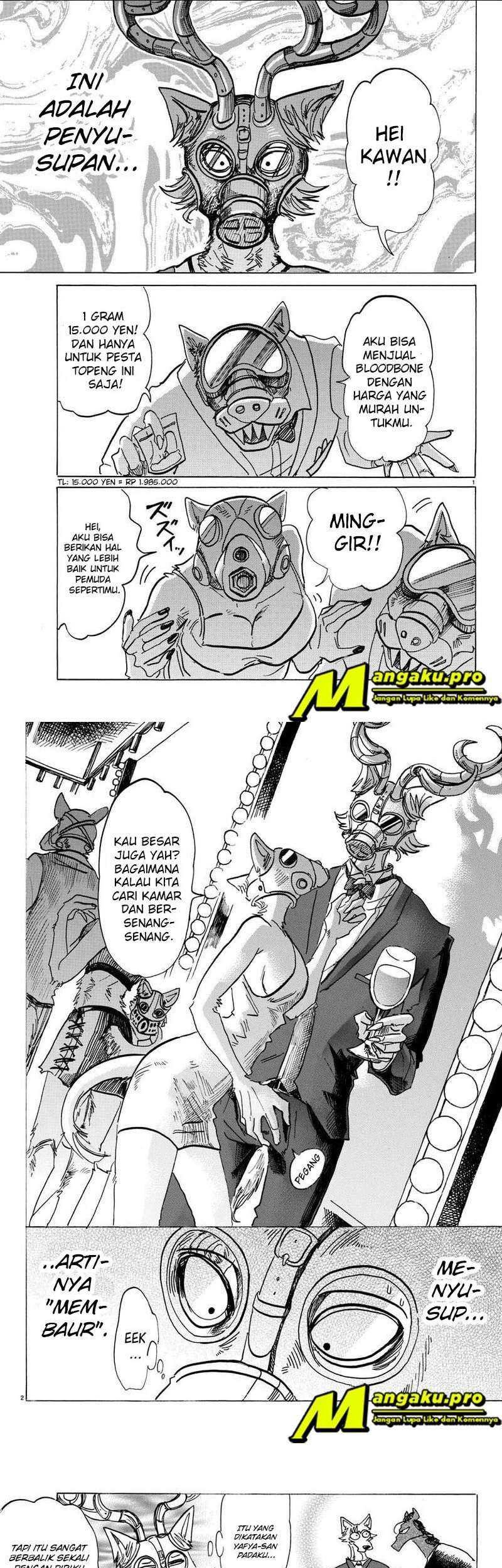 Beastars Bab 128 halaman 3