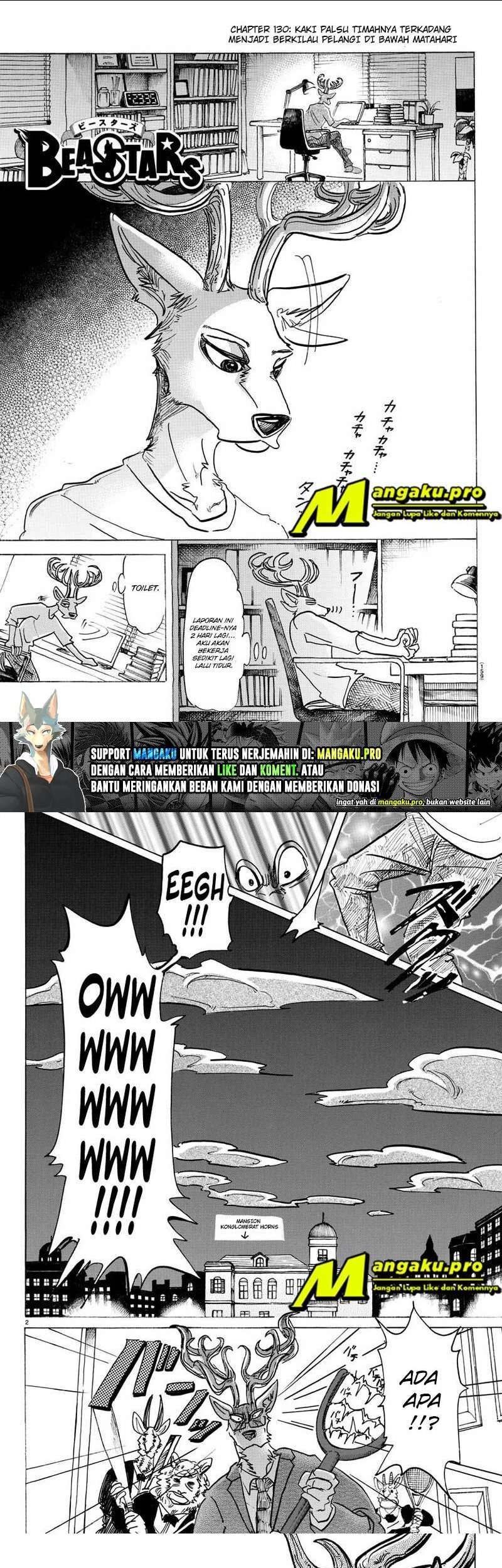 Beastars Bab 130 halaman 1