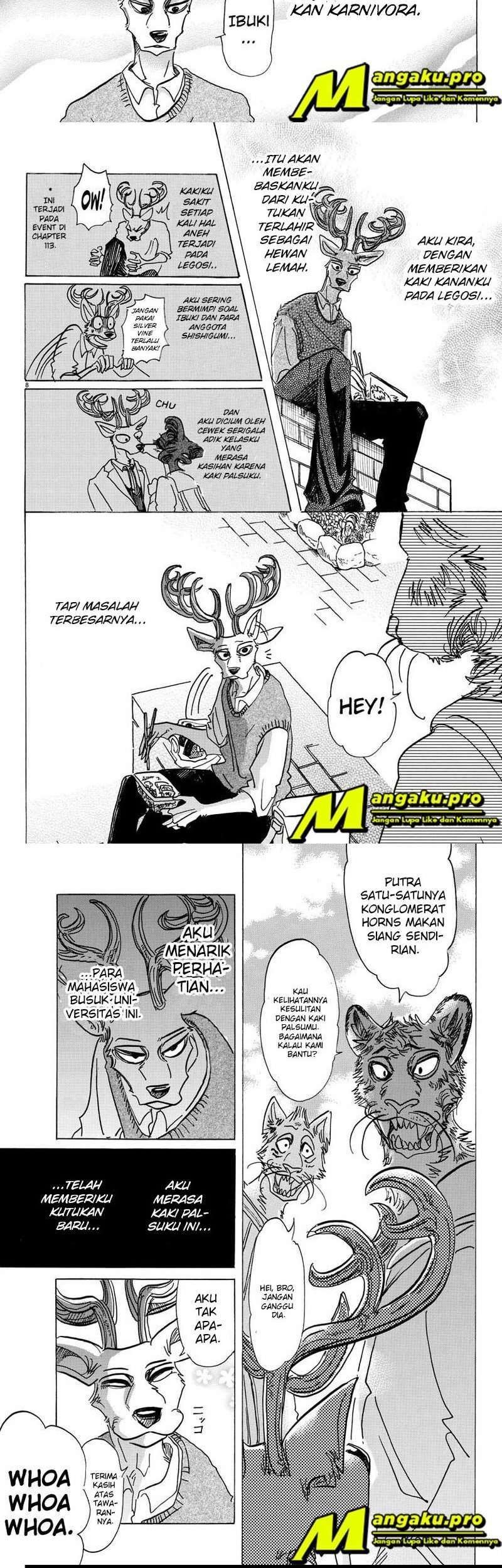 Beastars Bab 130 halaman 5
