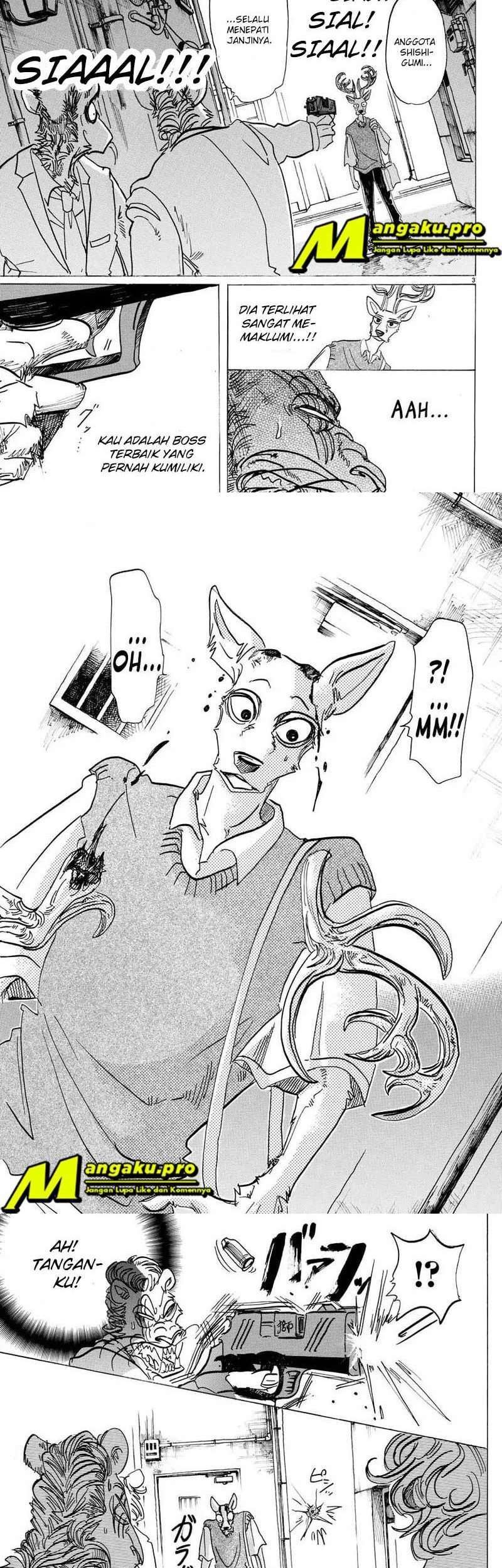 Beastars Bab 131 halaman 3