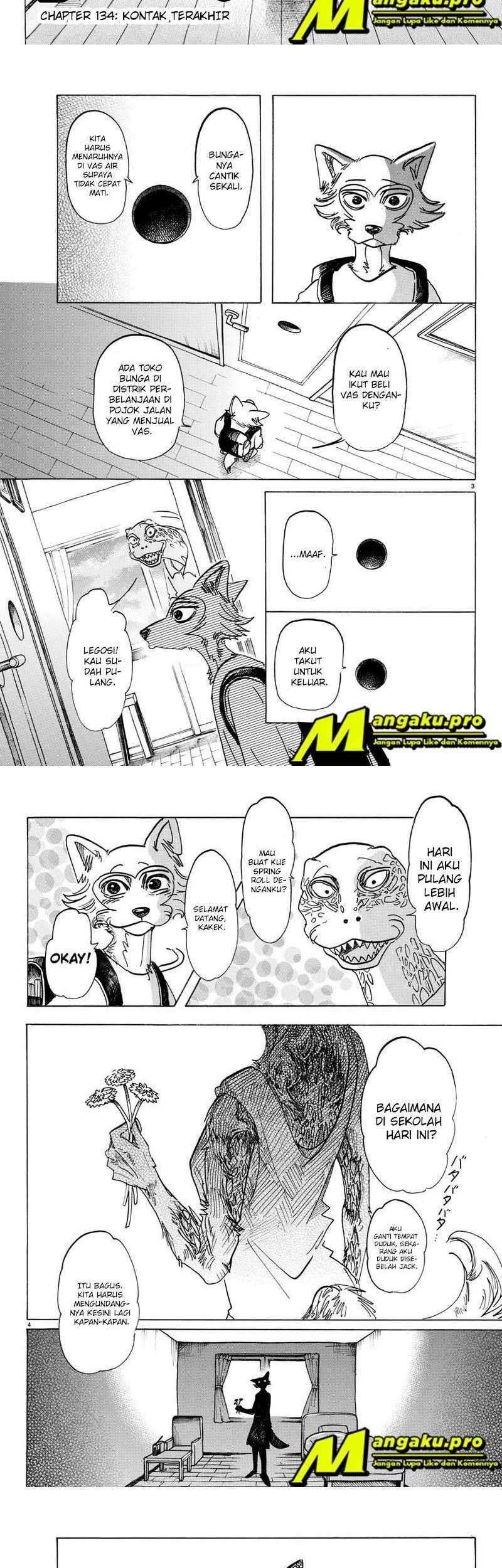 Beastars Bab 134 halaman 3